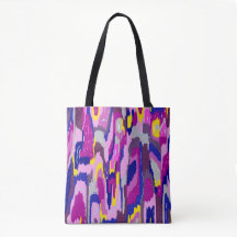 Starry Abstract in Purples and Blues