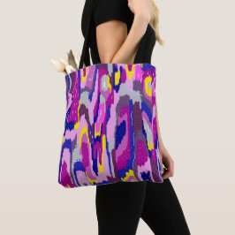 Starry Abstract in Purples and Blues Tote Bag