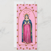 Starry Advent Gaudete Madonna Flat Card (Voorkant)