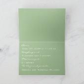 Starry Baby Announcement (Groen) Aankondiging (Binnen)