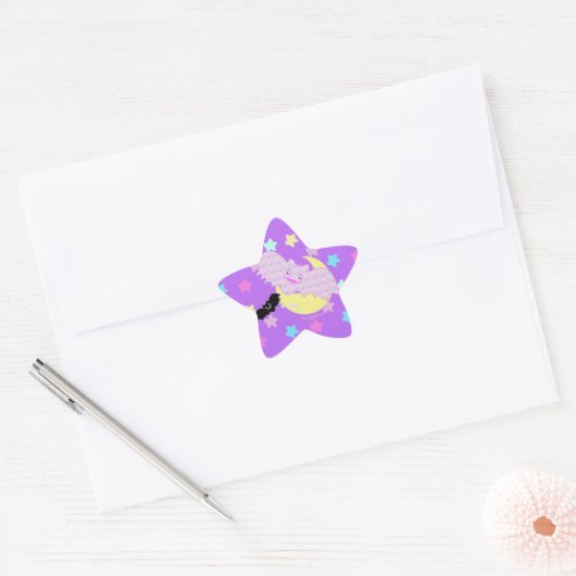 Starry Bats Ster Sticker (Envelop)