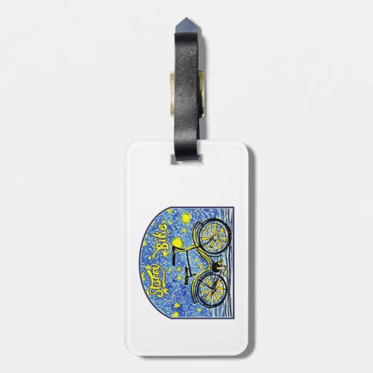 Starry Bike Bagagelabel (Achterkant verticaal)