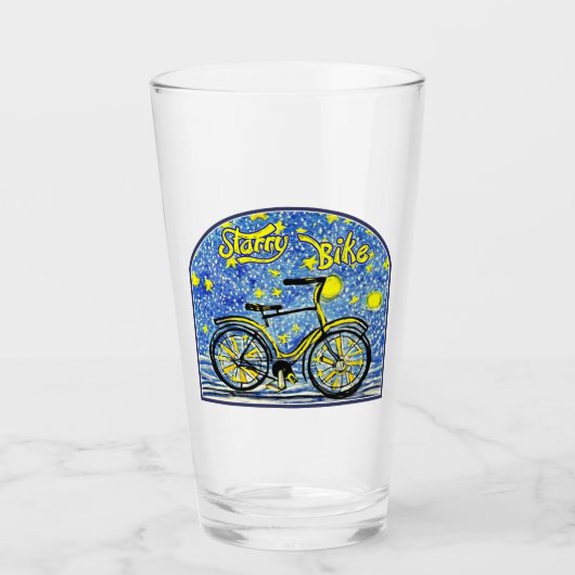 Starry Bike Glas (Voorkant)