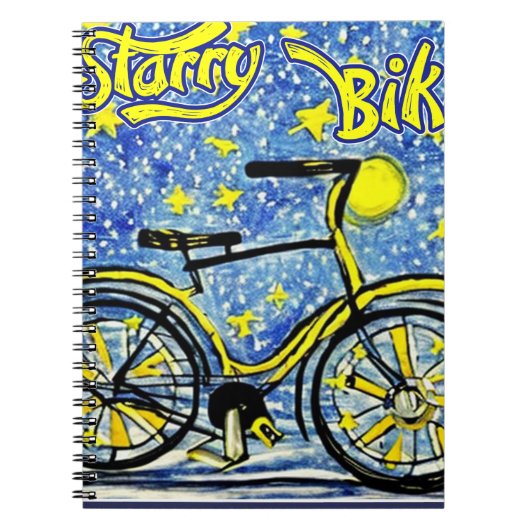 Starry Bike Notitieboek (Voorkant)