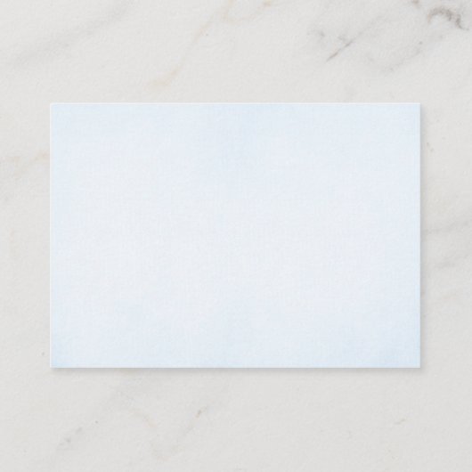 Starry Blue Baby shower Gift Registry QR-code Informatiekaartje (Achterkant)