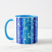 Starry Blue Decorative Design Mok (Links)