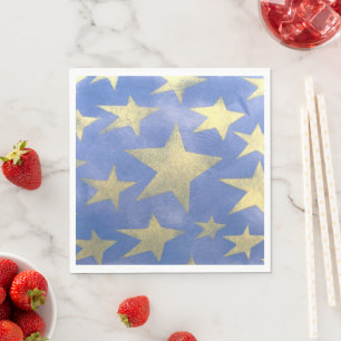 Starry Blue en Gold Servet