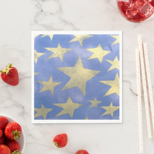 Starry Blue en Gold Servet (Insitu)