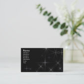 Starry business card visitekaartje (Staand voorkant)