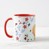 Starry Butterfly, Red ringer 11oz mok koffie/thee (Links)