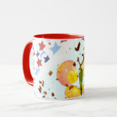 Starry Butterfly, Red ringer 11oz mok koffie/thee (Voorkant links)