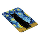 Starry Cat Night Magnet Magneet (Rechterzijde)