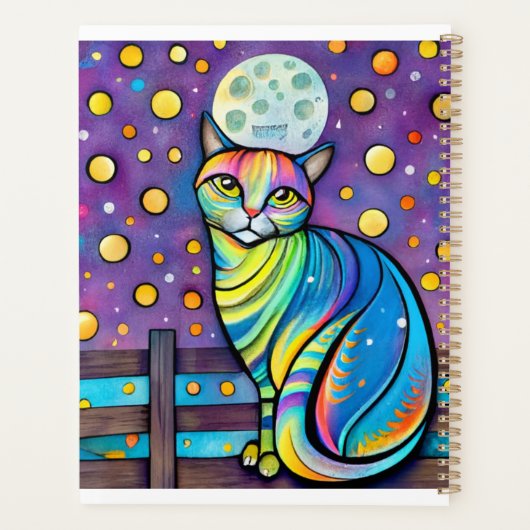 Starry Cat Planner (Achterkant)