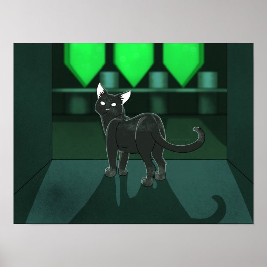 Starry Cat Poster (Voorkant)