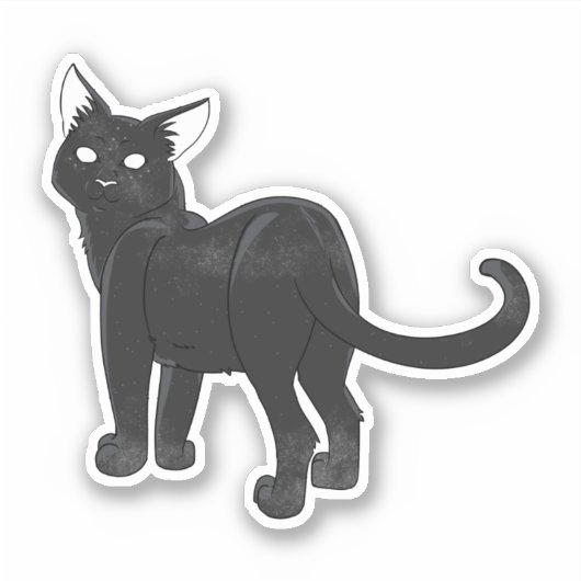 Starry Cat Sticker (Voorkant)