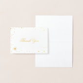 Starry celestial Hartelijk dank Folie Kaarten (Display)