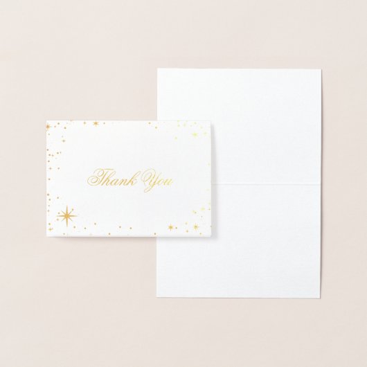 Starry celestial Hartelijk dank Folie Kaarten (Display)