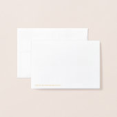 Starry celestial Hartelijk dank Folie Kaarten (Met envelop)