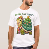 Starry Christmas Turtle T-shirt (Voorkant)