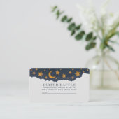Starry Clouds Baby shower Luier Raffle Visitekaartje (Staand voorkant)