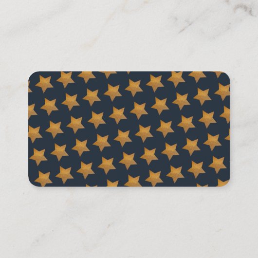 Starry Clouds Baby shower Luier Raffle Visitekaartje (Achterkant)