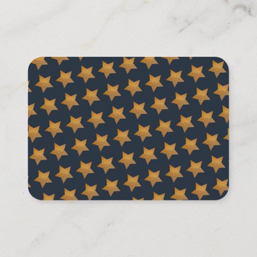 Starry Clouds Baby shower Neem een boek mee Visitekaartje (Achterkant)