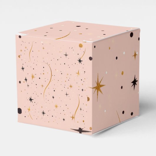 Starry Cube – Cube Gift Box met Star Details Bedankdoosjes (Voorkant Zijde)