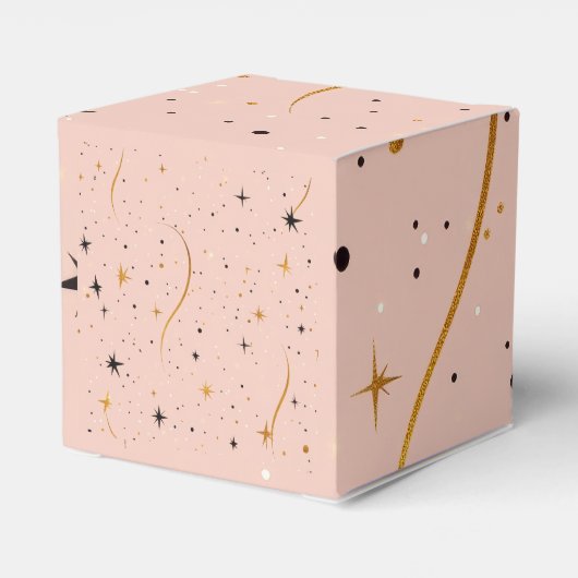 Starry Cube – Cube Gift Box met Star Details Bedankdoosjes (Achterkant)