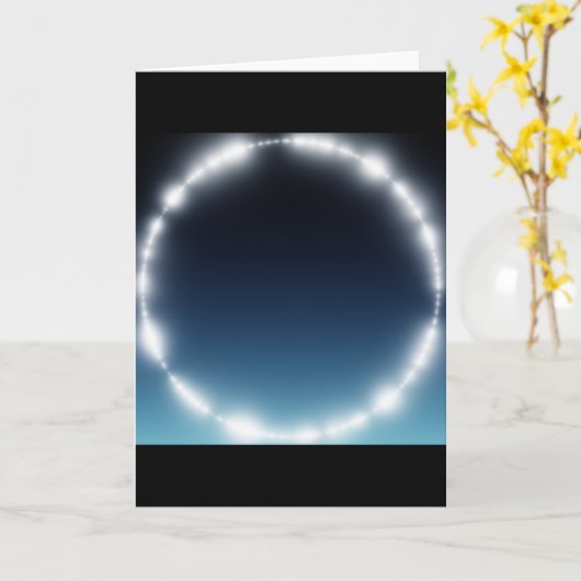 Starry Curve Kaart (Gele Bloem)