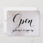 Starry Day & Night Store Window Open & Closed Sign (Voorkant)