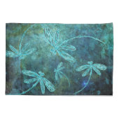 Starry Dragonfly Night Kussensloop (Achterkant)