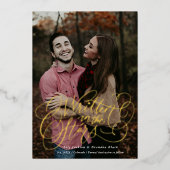 Starry-Eye Bewaar de datum Folie Uitnodiging (Voorkant)