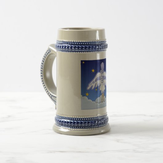 Starry Eyed Angel Stein Bierpul (Voorkant links)