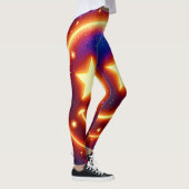 Starry-Eyed Glow Emoji Leggings (Rechts)