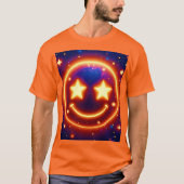 Starry-Eyed Glow Emoji T-shirt (Voorkant)