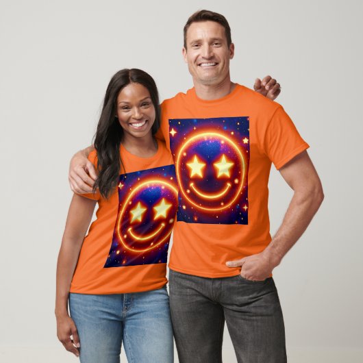Starry-Eyed Glow Emoji T-shirt (Unisex)