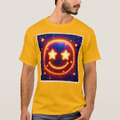 Starry-Eyed Glow Emoji T-shirt (Voorkant)