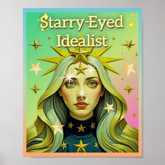 STARRY-EYED IDEALIST POSTER (Voorkant)