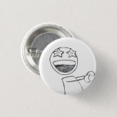 Starry Eyed Ronde Button 3,2 Cm (Voorkant /achterkant)