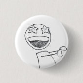 Starry Eyed Ronde Button 3,2 Cm (Voorkant)