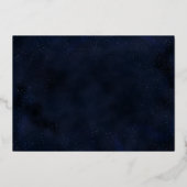 Starry-Eyed Save the Date Folie Uitnodiging (Achterkant)