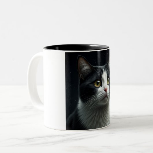 Starry-Eyed Serenity Coffee Mok (Voorkant links)