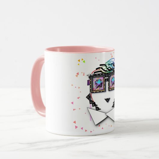 Starry Eyes Classic White Fun Mok (Voorkant links)