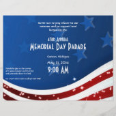 Starry Flag Memorial Day Flyer (Voorkant)