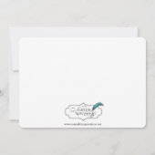 Starry Flag Memorial Day Kaart (Achterkant)