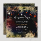 Starry Forest Avond Retirement Party Kaart (Voorkant / Achterkant)