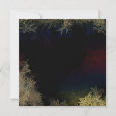 Starry Forest Avond Retirement Party Kaart (Achterkant)