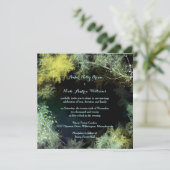 Starry Forest Magical Mysticism Wedding Kaart (Staand voorkant)