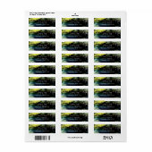 Starry Forest Wedding Return-adres Etiket (Full Sheet)