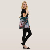 Starry Glam Canvas tas: Elegante vrouw Tote Bag (Op model)